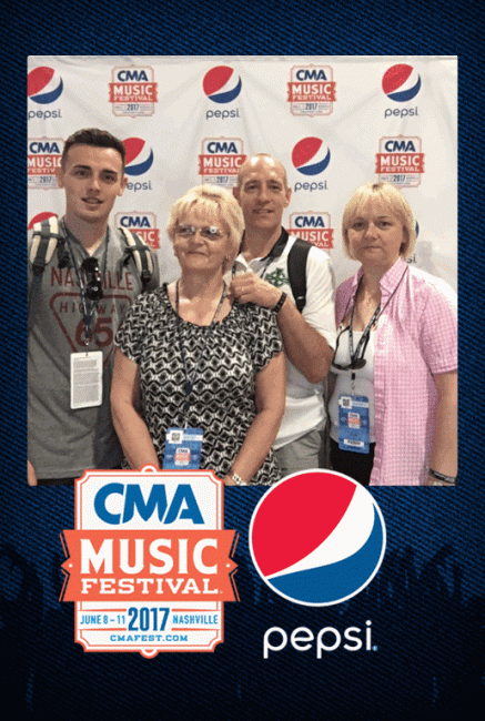 CMA Fest 2017 Photobooth for Pepsi Photobooth Event